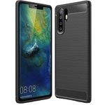 Laptop, Telefoane si Tablete - Telefoane mobile si accesorii - Accesorii Telefoane - Huse telefoane - Husa din silicon cu insertii de carbon si protectie impotriva socurilor pentru Huawei P30 Pro, culoare negru - Infinity.ro