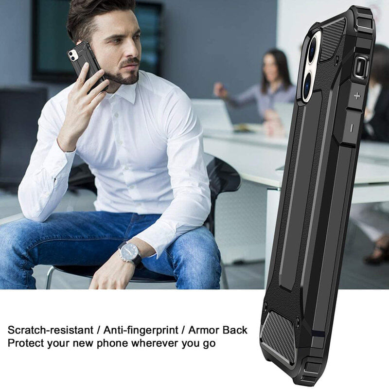Laptop, Telefoane si Tablete - Telefoane mobile si accesorii - Accesorii Telefoane - Huse telefoane - Husa de protectie cu detalii din carbon, pentru iPhone 13 Pro, Negru - Infinity.ro