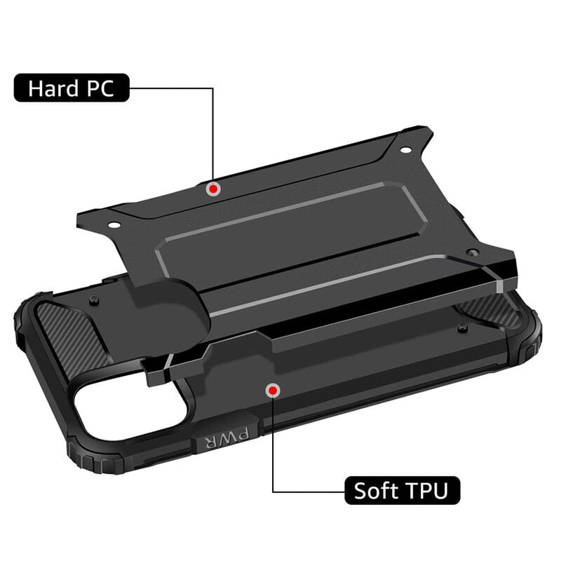 Laptop, Telefoane si Tablete - Telefoane mobile si accesorii - Accesorii Telefoane - Huse telefoane - Husa de protectie cu detalii din carbon, pentru iPhone 13 Pro, Negru - Infinity.ro