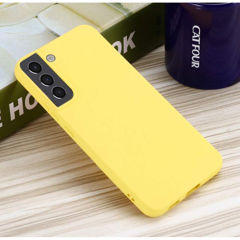 Laptop, Telefoane si Tablete - Telefoane mobile si accesorii - Accesorii Telefoane - Huse telefoane - Husa de protectie moale din TPU bumper pentru Samsung Galaxy S22 Plus 5G - Galben - Infinity.ro