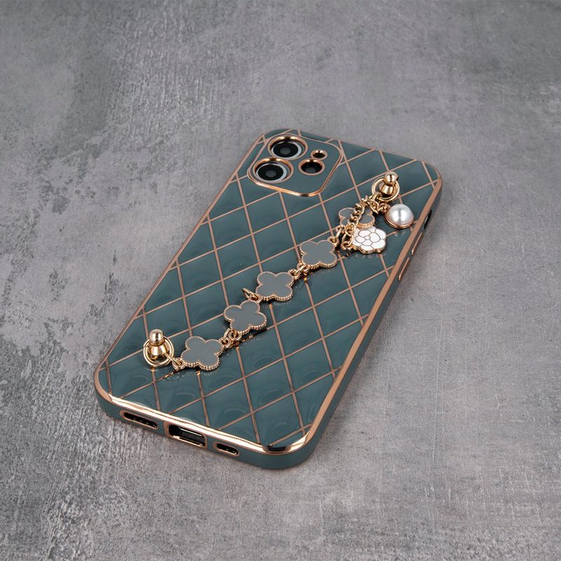 Laptop, Telefoane si Tablete - Telefoane mobile si accesorii - Accesorii Telefoane - Huse telefoane - Husa pentru Samsung Galaxy A32 5G / M32 5G, Glamour Bling Hand Grip, Verde - Stil sofisticat pentru telefonul ta - Infinity.ro
