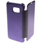 Laptop, Telefoane si Tablete - Telefoane mobile si accesorii - Accesorii Telefoane - Huse telefoane - Husa spate oglinda pentru Samsung Galaxy S7, cu capac de protectie si bumper, in nuanta mov - Infinity.ro