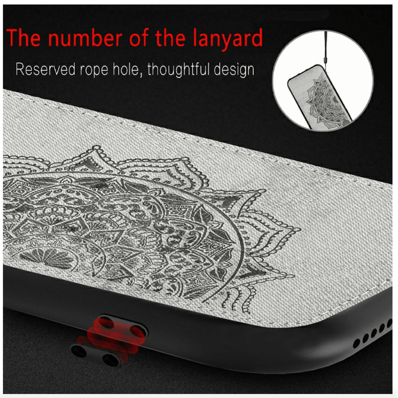 Laptop, Telefoane si Tablete - Telefoane mobile si accesorii - Accesorii Telefoane - Huse telefoane - Husa gri cu motive Mandala pentru Samsung Galaxy S20 Ultra - Protectie spate, bumper si capac de protecti - Infinity.ro