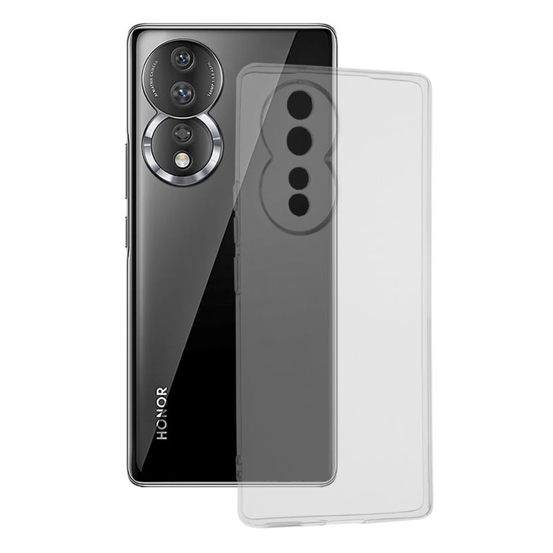 Laptop, Telefoane si Tablete - Telefoane mobile si accesorii - Accesorii Telefoane - Huse telefoane - Husa Transparenta din silicon soft pentru Huawei Honor 80, oferind protectie - Infinity.ro