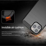 Laptop, Telefoane si Tablete - Telefoane mobile si accesorii - Accesorii Telefoane - Huse telefoane - Husa de protectie premium cu detalii din carbon pentru iPhone 13 Pro, Negru - Infinity.ro