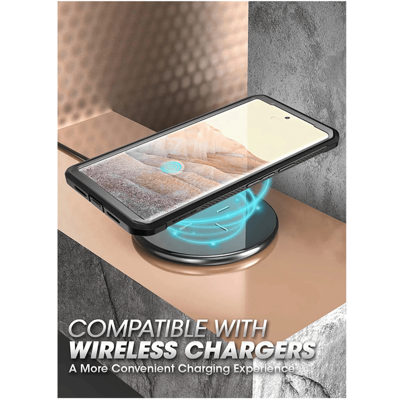 Laptop, Telefoane si Tablete - Telefoane mobile si accesorii - Accesorii Telefoane - Huse telefoane - Kit protectie pentru Google Pixel 7cu Husa 360° si toc de protectie Hyper Rigid Supacase Unicorn Beetle, Negru - Infinity.ro