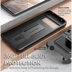 Laptop, Telefoane si Tablete - Telefoane mobile si accesorii - Accesorii Telefoane - Huse telefoane - Kit protectie pentru Google Pixel 7cu Husa 360° si toc de protectie Hyper Rigid Supacase Unicorn Beetle, Negru - Infinity.ro
