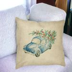 Casa si Gradina - Textile si covoare - Perne si pilote - Perne decorative - Perna Decorativa cu tematica de Craciun, 21, 40x40 cm, Husa Detasabila, Burduf - Infinity.ro