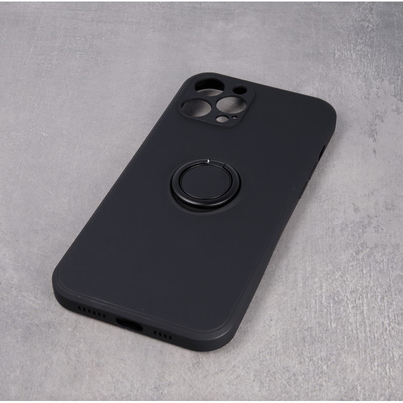 Laptop, Telefoane si Tablete - Telefoane mobile si accesorii - Accesorii Telefoane - Huse telefoane - Husa de protectie cu inel, pentru Samsung A52 / A52 5G, Negru - Infinity.ro