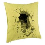 Casa si Gradina - Textile si covoare - Perne si pilote - Perne decorative - Perna Decorativa cu Attack on Titan, 40x40 cm, Verde, Husa Detasabila, Burduf - Infinity.ro