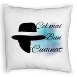 Casa si Gradina - Textile si covoare - Perne si pilote - Perne decorative - Perna Decorativa Fluffy, pentru Cumnat 3, 40x40 cm, Alb, Husa Detasabila, Burduf - Infinity.ro