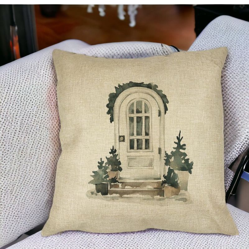 Casa si Gradina - Textile si covoare - Perne si pilote - Perne decorative - Perna Decorativa cu tematica de Craciun, 3, 40x40 cm, Husa Detasabila, Burduf - Infinity.ro