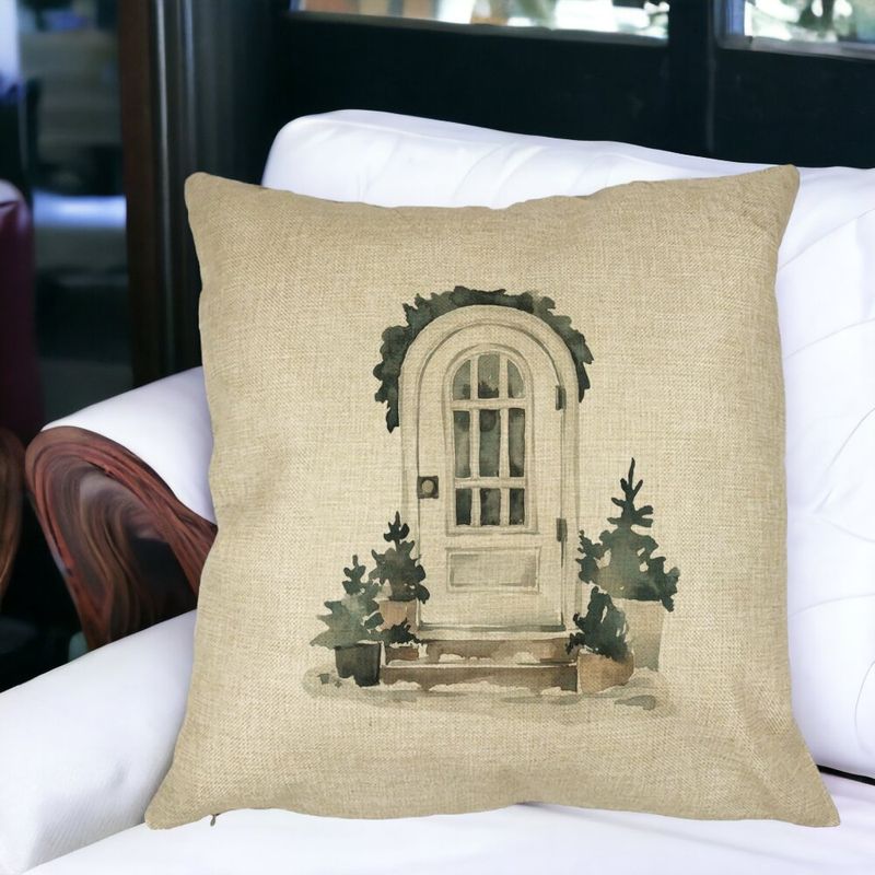 Casa si Gradina - Textile si covoare - Perne si pilote - Perne decorative - Perna Decorativa cu tematica de Craciun, 3, 40x40 cm, Husa Detasabila, Burduf - Infinity.ro