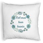 Casa si Gradina - Textile si covoare - Perne si pilote - Perne decorative - Perna Decorativa Fluffy, pentru Bunicul 4, 40x40 cm, Alb, Husa Detasabila, Burduf - Infinity.ro