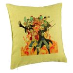 Casa si Gradina - Textile si covoare - Perne si pilote - Perne decorative - Perna Decorativa cu One Piece Cover, 40x40 cm, Verde, Husa Detasabila, Burduf - Infinity.ro