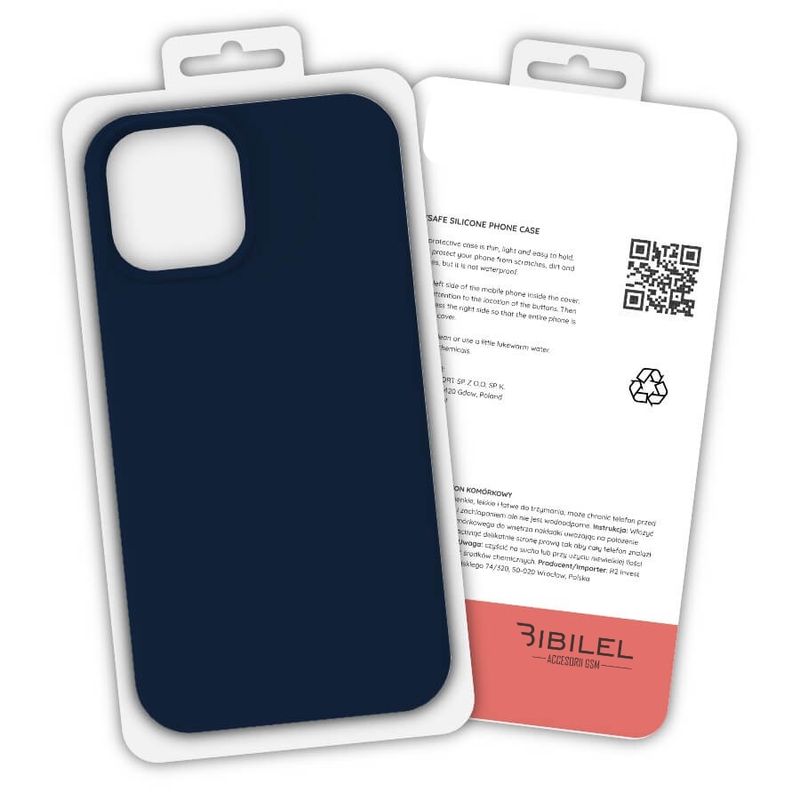 Laptop, Telefoane si Tablete - Telefoane mobile si accesorii - Accesorii Telefoane - Huse telefoane - Husa bleumarin din silicon premium pentru iPhone 12 Mini - O modalitate eleganta de a-ti proteja telefonul - Infinity.ro