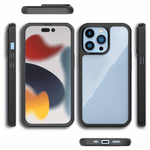 Laptop, Telefoane si Tablete - Telefoane mobile si accesorii - Accesorii Telefoane - Huse telefoane - Husa de protectie Clear Case pentru iPhone 14 Max, Negru - Infinity.ro