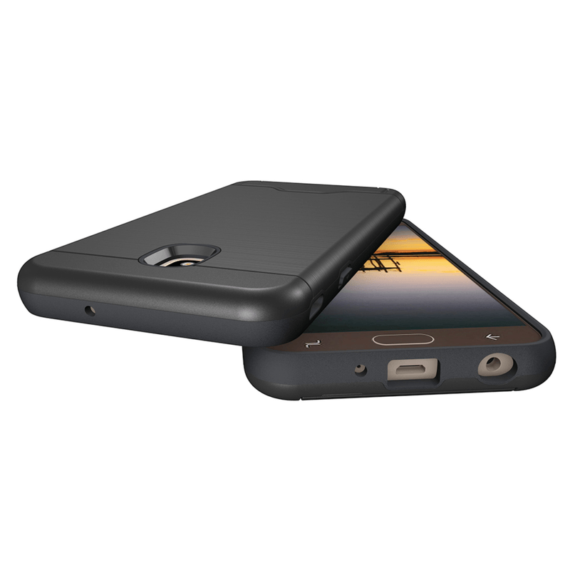 Laptop, Telefoane si Tablete - Telefoane mobile si accesorii - Accesorii Telefoane - Huse telefoane - Husa protectie Premium TPU cu design special pentru Samsung J7 2018, include buzunar ascuns pentru card - Infinity.ro