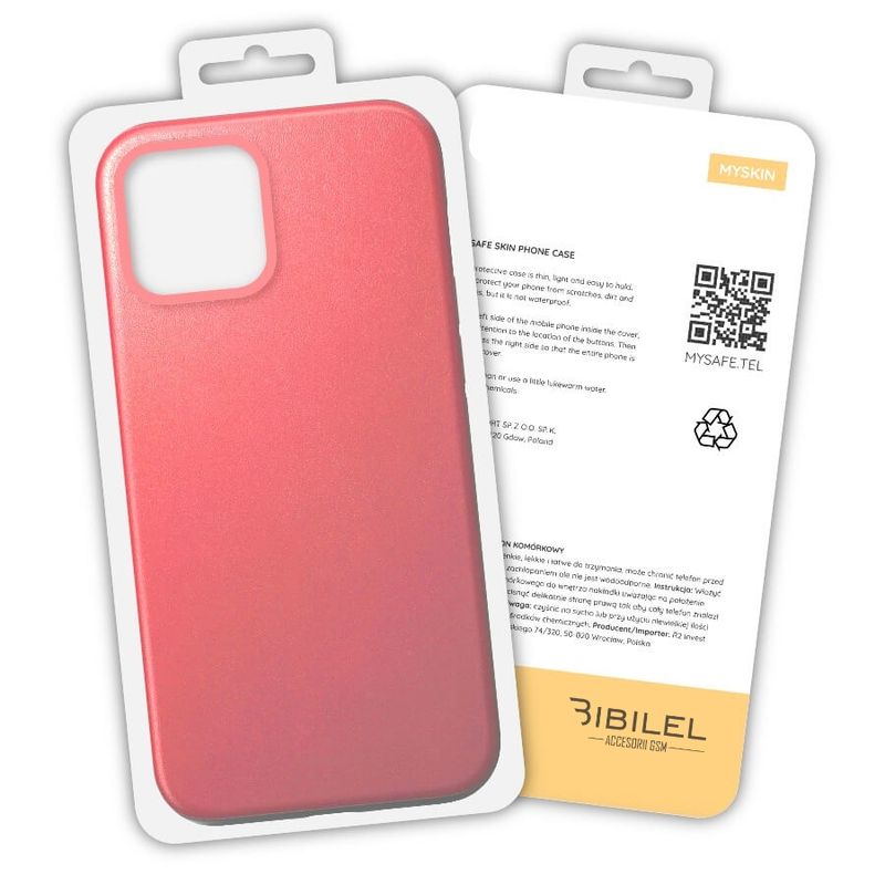 Laptop, Telefoane si Tablete - Telefoane mobile si accesorii - Accesorii Telefoane - Huse telefoane - Husa Premium pentru iPhone 13 Pro Max din piele ecologica, Coral - Infinity.ro
