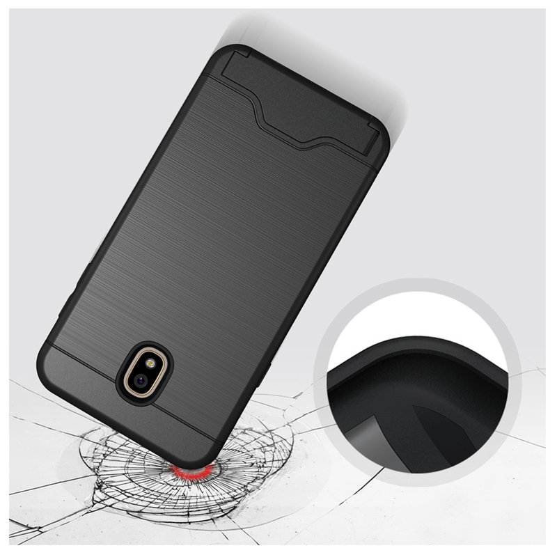 Laptop, Telefoane si Tablete - Telefoane mobile si accesorii - Accesorii Telefoane - Huse telefoane - Husa protectie Premium TPU cu design special pentru Samsung J7 2018, include buzunar ascuns pentru card - Infinity.ro