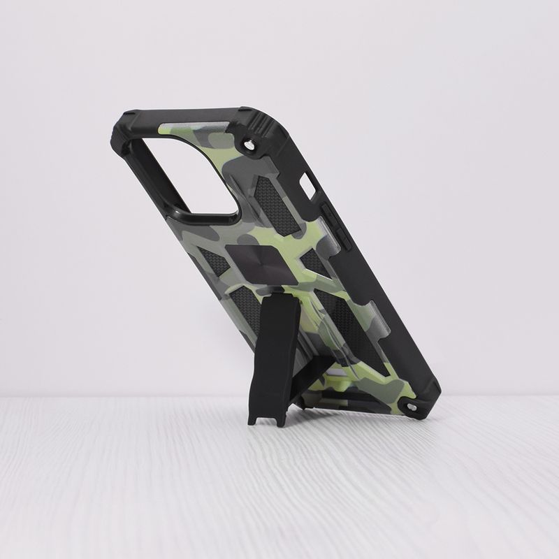 Laptop, Telefoane si Tablete - Telefoane mobile si accesorii - Accesorii Telefoane - Huse telefoane - Husa de protectie cu magnet auto, compatibil cu iPhone 13 Pro, Camuflaj - Infinity.ro