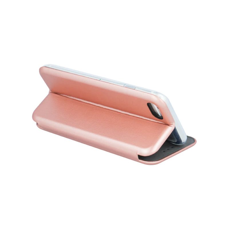 Laptop, Telefoane si Tablete - Telefoane mobile si accesorii - Accesorii Telefoane - Huse telefoane - Husa tip carte pentru iPhone 12 Pro Max cu buzunar pentru card si protectie, culoare RoseGold - Infinity.ro