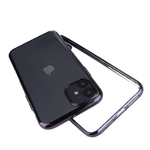 Laptop, Telefoane si Tablete - Telefoane mobile si accesorii - Accesorii Telefoane - Huse telefoane - Husa din silicon cu spate transparent si rama neagra pentru iPhone 11 - Infinity.ro