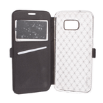 Laptop, Telefoane si Tablete - Telefoane mobile si accesorii - Accesorii Telefoane - Huse telefoane - Husa de protectie stil carte cu fereastra pentru Samsung Galaxy S7 Edge, prevazuta cu protectie spate si bumper - Infinity.ro