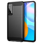 Laptop, Telefoane si Tablete - Telefoane mobile si accesorii - Accesorii Telefoane - Huse telefoane - Husa de protectie cu insertii carbon, pentru Huawei P Smart 2020, Negru - Infinity.ro