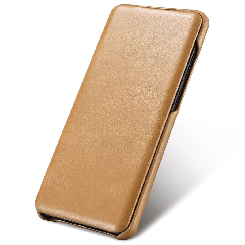 Laptop, Telefoane si Tablete - Telefoane mobile si accesorii - Accesorii Telefoane - Huse telefoane - Husa de protectie Flip Cover pentru Samsung Galaxy S20 Ultra, Maro - Infinity.ro