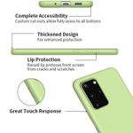 Laptop, Telefoane si Tablete - Telefoane mobile si accesorii - Accesorii Telefoane - Huse telefoane - Husa de protectie in silicon moale pentru Samsung Galaxy S20 - capac de protectie si bumper, culoare verde - Infinity.ro