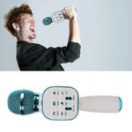 TV, Audio-Video si Foto - Audio profesionale - Microfoane profesionale - Microfon Wireless Karaoke MRG MDS813, Reincarcabil, Boxa, Albastru - Infinity.ro