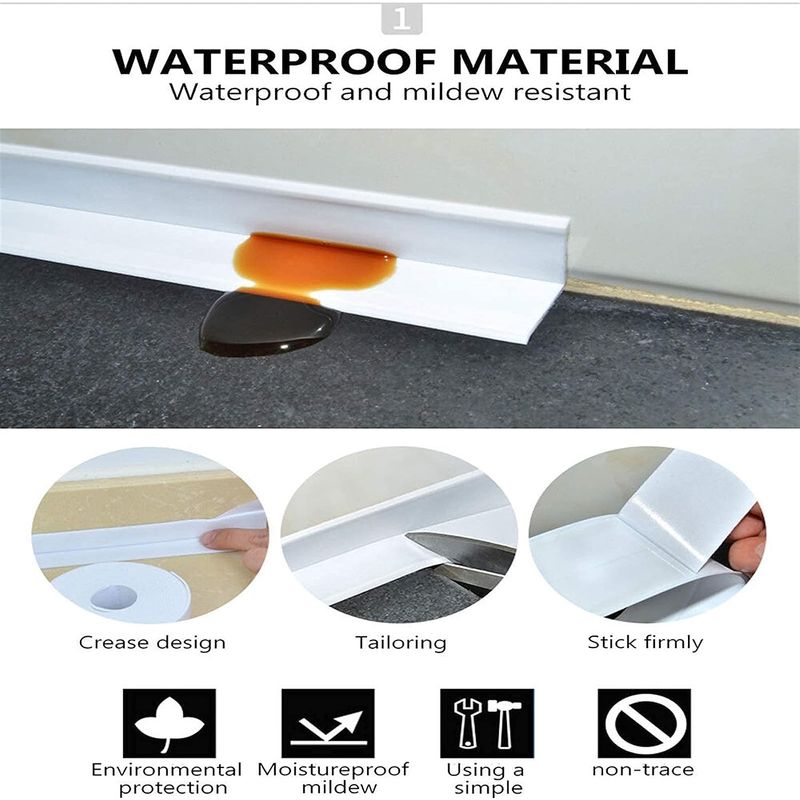 Carti si Birotica - Birotica - Accesorii de birou - Benzi adezive - Banda Adeziva Antistropi MRG M931, 3 Metri, Alb, Latime 35mm, Pentru Etansare - Infinity.ro