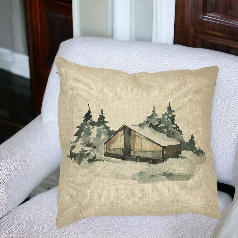 Casa si Gradina - Textile si covoare - Perne si pilote - Perne decorative - Perna Decorativa cu tematica de Craciun, 6, 40x40 cm, Husa Detasabila, Burduf - Infinity.ro