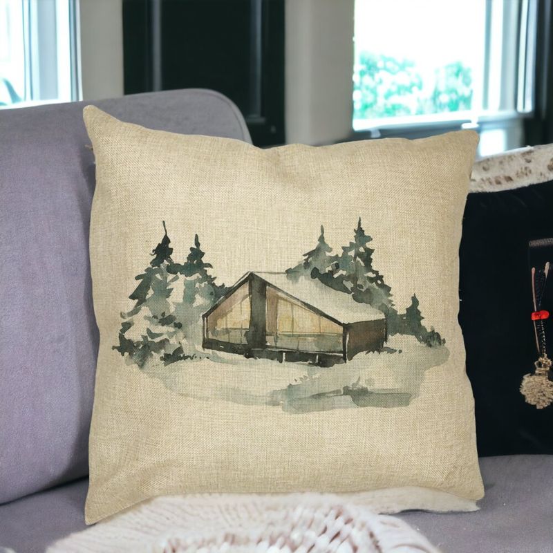 Casa si Gradina - Textile si covoare - Perne si pilote - Perne decorative - Perna Decorativa cu tematica de Craciun, 6, 40x40 cm, Husa Detasabila, Burduf - Infinity.ro