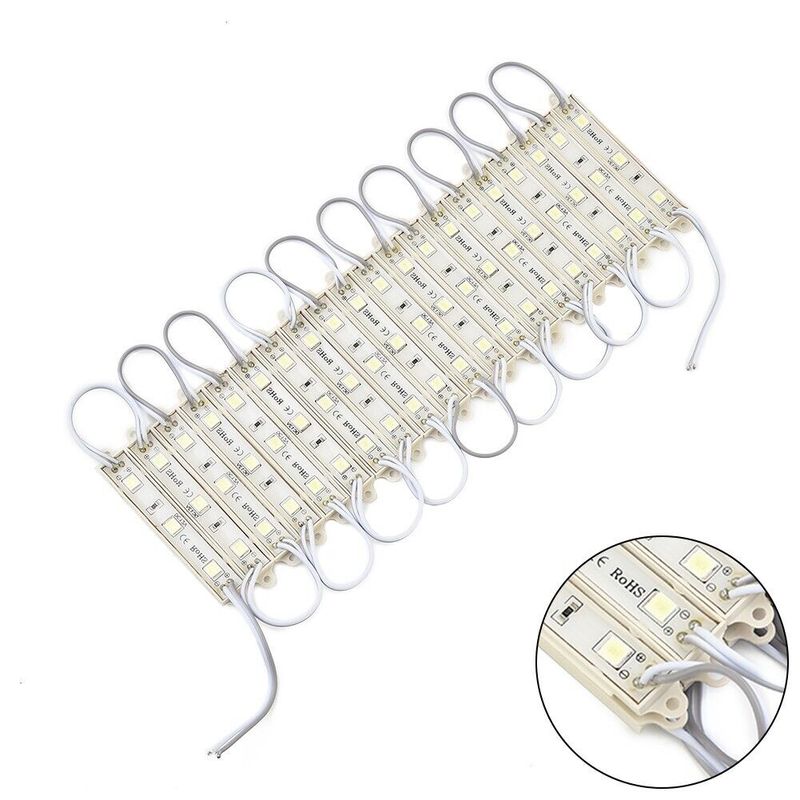 Casa si Gradina - Corpuri si surse de iluminat - Benzi LED - Set 20x Modul 3 Led SMD MRG M892 , SMD 5050, Led SMD Alb Rece - Infinity.ro