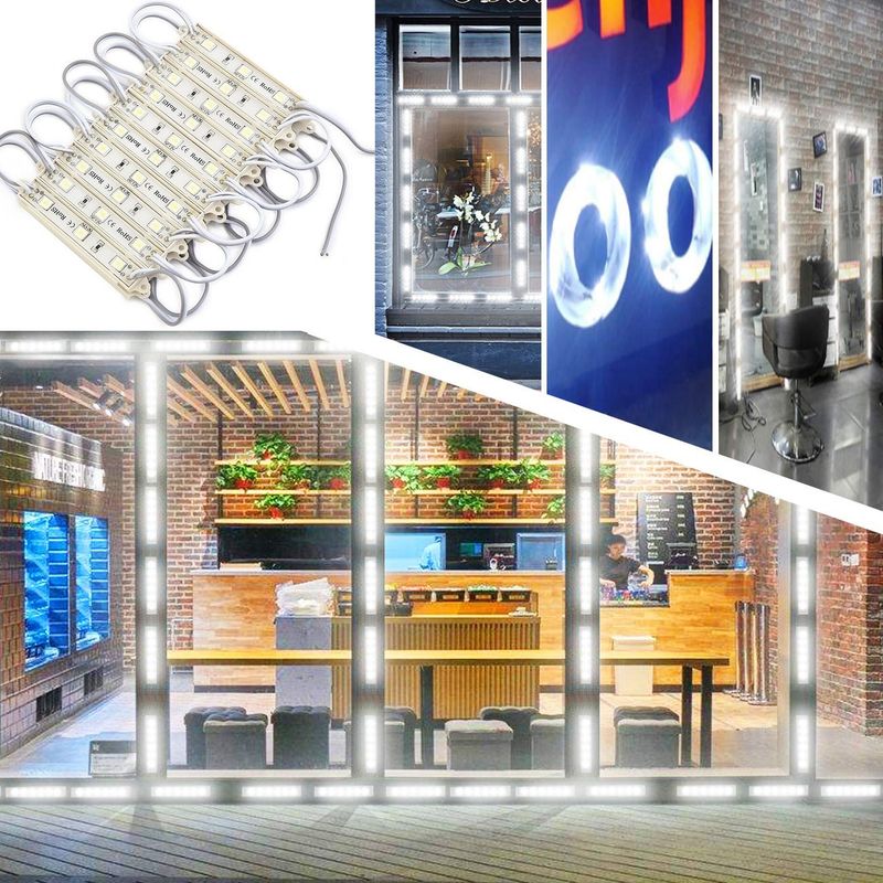 Casa si Gradina - Corpuri si surse de iluminat - Benzi LED - Set 20x Modul 3 Led SMD MRG M892 , SMD 5050, Led SMD Alb Rece - Infinity.ro
