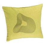 Casa si Gradina - Textile si covoare - Perne si pilote - Perne decorative - Perna Decorativa, Model F1, 40x40 cm, Verde, Husa Detasabila, Burduf - Infinity.ro