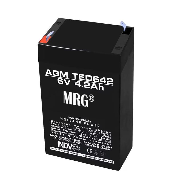 PC, gaming si accesorii - UPS-uri - Accesorii UPS-uri - Acumulator Plumb Acid MRG M917 , Acumulator 4v 4.6A, Reincarcabil - Infinity.ro