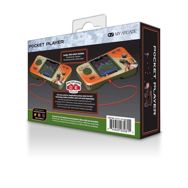 PC, gaming si accesorii - Gaming - Console gaming - Consola portabila, My Arcade, CONTRA® POCKET PLAYER - Infinity.ro