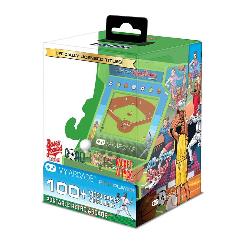 PC, gaming si accesorii - Gaming - Console gaming - Consola portabila, My Arcade, ALL STAR STADIUM PICO PLAYER - Infinity.ro