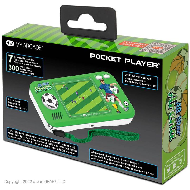 PC, gaming si accesorii - Gaming - Console gaming - Consola portabila, My Arcade, ALL-STAR ARENA® POCKET PLAYER - Infinity.ro