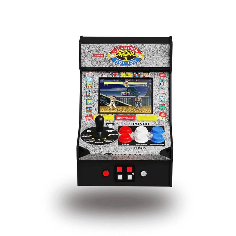 PC, gaming si accesorii - Gaming - Console gaming - Micro Player Street Fighter 2 Champion Edition, My Arcade - Infinity.ro