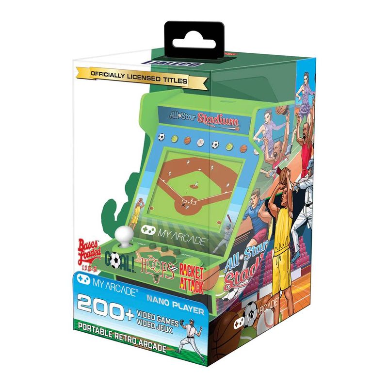 PC, gaming si accesorii - Gaming - Console gaming - Consola portabila, My Arcade, ALL-STAR STADIUM NANO PLAYER - Infinity.ro