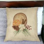 Casa si Gradina - Textile si covoare - Perne si pilote - Perne decorative - Perna Decorativa cu tematica de Craciun, 14, 40x40 cm, Husa Detasabila, Burduf - Infinity.ro