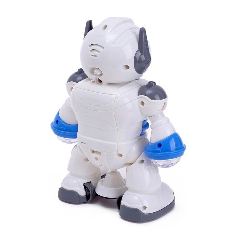 Jucarii, Copii si Bebe - Jucarii si jocuri - Jucarii & jocuri educative - Jucarii interactive - Jucarie Interactiva Robot MRG M66785, cu Muzica si Lumini, Miscare Liniara - Infinity.ro