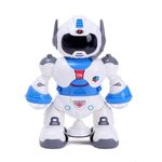 Jucarii, Copii si Bebe - Jucarii si jocuri - Jucarii & jocuri educative - Jucarii interactive - Jucarie Interactiva Robot MRG M66785, cu Muzica si Lumini, Miscare Liniara - Infinity.ro