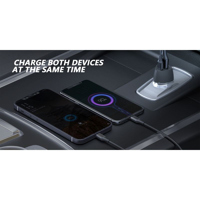 Laptop, Telefoane si Tablete - Telefoane mobile si accesorii - Accesorii Telefoane - Incarcatoare telefoane - Incarcator Auto VEGER CC50, 38W, USB Type-C, Negru - Infinity.ro