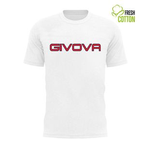 Tricou maneci scurte, Givova MA008 INTL Alb