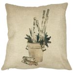 Casa si Gradina - Textile si covoare - Perne si pilote - Perne decorative - Perna Decorativa cu tematica de Craciun, 9, 40x40 cm, Husa Detasabila, Burduf - Infinity.ro
